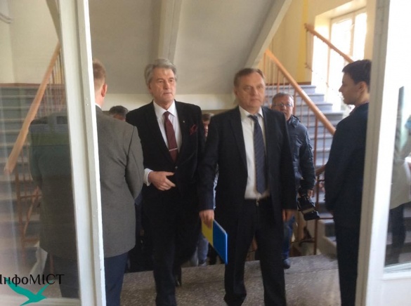 У Черкасах побував колишній президент України