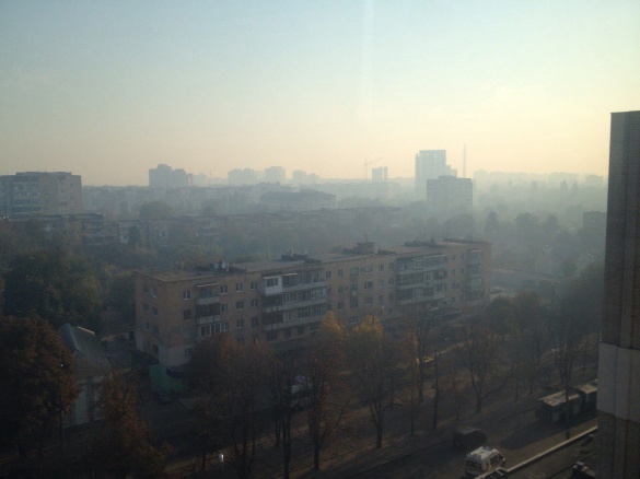 Смог-2: вулиці Черкас знову у диму (ФОТО)
