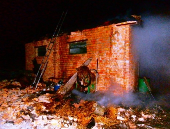 Черкаські рятувальники тричі ліквідовували загорання соломи