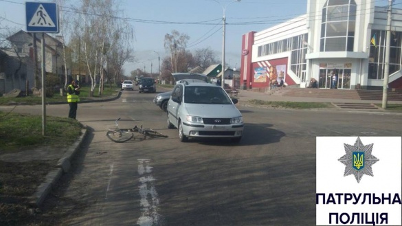 ДТП у Черкасах: автівка збила велосипедиста (ФОТО)