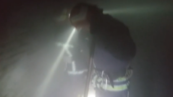 На пожежі у житловому будинку на Черкащині врятували двох чоловіків (ВІДЕО)