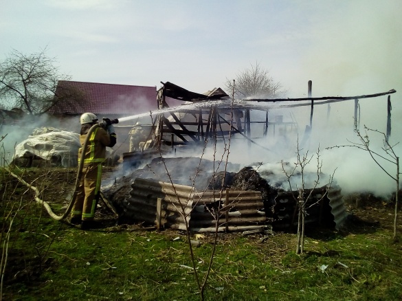 За добу на Черкащині рятувальники ліквідували більше десятка загорань сухої трави