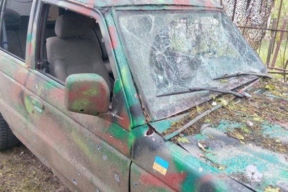 Автомобіль черкаського АТОвця попав під обстріл поблизу Маріуполя (ФОТО)