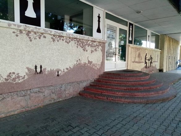 У центрі міста розмалювали черкаський шаховий клуб (ФОТО)