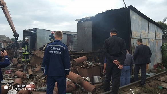 На Черкащині горів пункт прийому металобрухту: є постраждалі