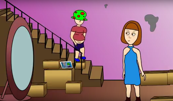 Тяжкохвора черкаська школярка власноруч створює мультфільми (ВІДЕО)