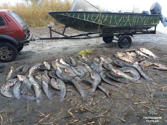 На Черкащині спіймали браконьєрів, які виловили риби на понад 30 тис. грн