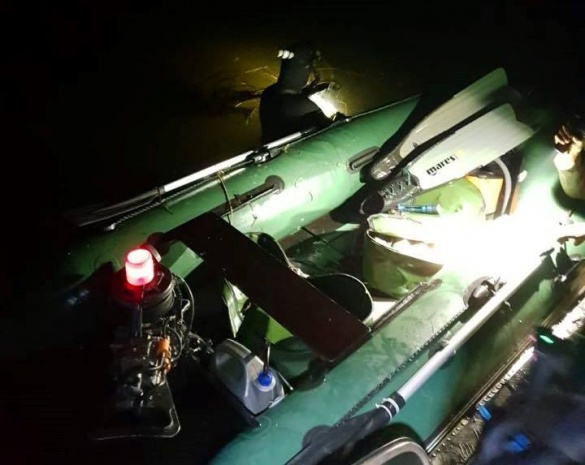 Черкаський рибоохоронний патруль спіймав трьох підводних мисливців (ФОТО)