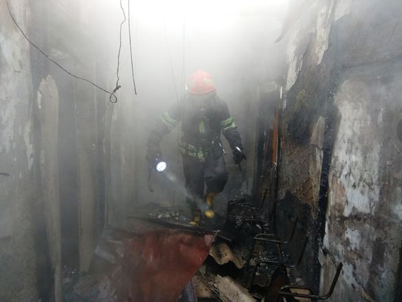 В одному з сіл на Черкащині вщент згоріла амбулаторія (ВІДЕО)
