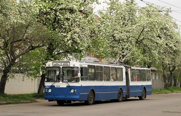 Деякі черкаські тролейбуси сьогодні їздитимуть за зміненим маршрутом