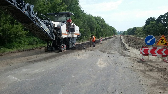 На Черкащині розпочали ремонт дороги нацзначення