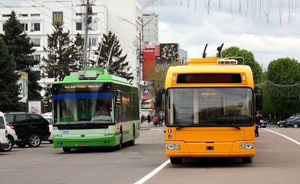 У Черкасах тролейбуси одного з маршрутів тимчасово змінили напрямок руху