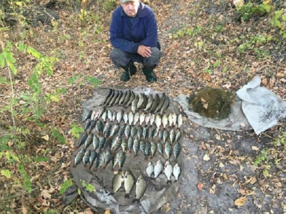На Черкащині браконьєр наловив риби на понад 6 тисяч гривень