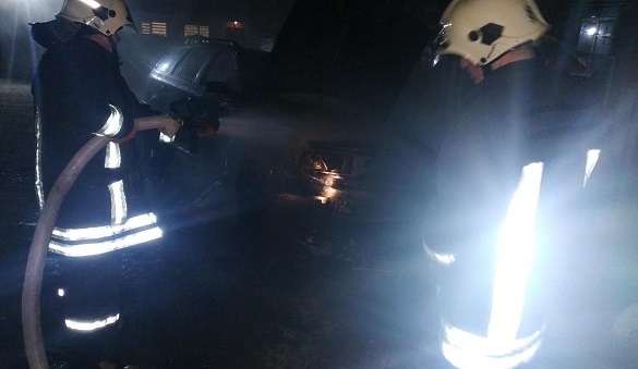 На Черкащині загорівся автомобіль (ФОТО)