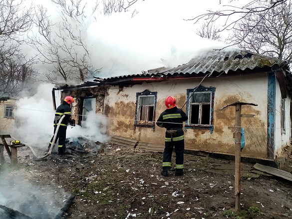 У пожежі на Черкащині загинув чоловік (ВІДЕО)