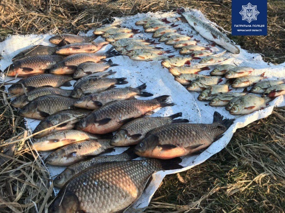 На Черкащині браконьєр виловив риби на понад 3 тисячі гривень (ФОТО)