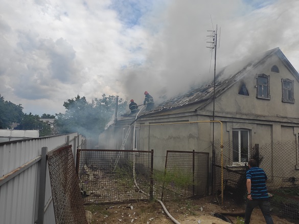 У житловому будинку на Черкащині сталася пожежа (ВІДЕО)