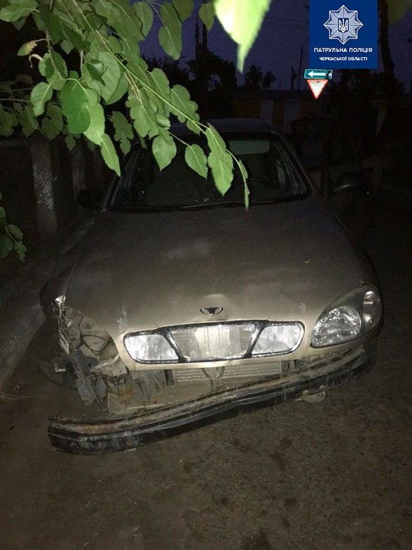 П'яний водій у Черкасах наїхав на огорожу (ФОТО)