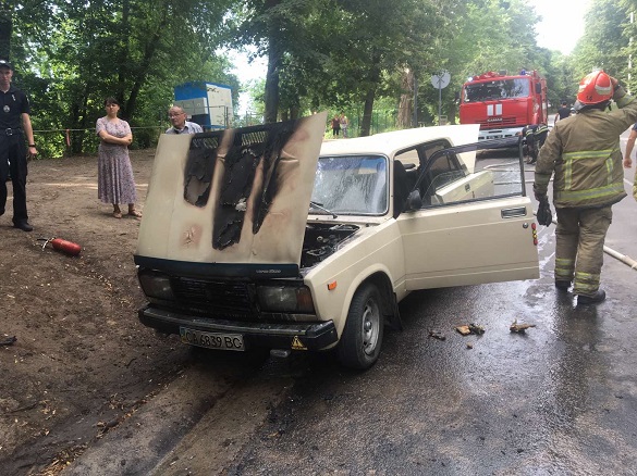 Три загорання автомобілів виникло за добу на Черкащині (ВІДЕО)