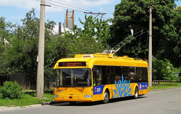 Два тролейбуси тимчасово змінять свій рух у Черкасах