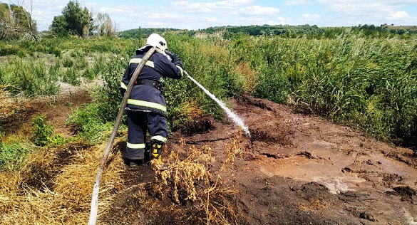 Аеророзвідка на Черкащині виявила загорання торф'яників (ФОТО)