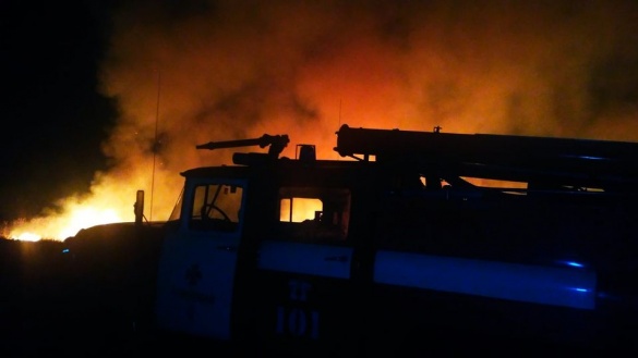 На Черкащині сталася пожежа сухої трави