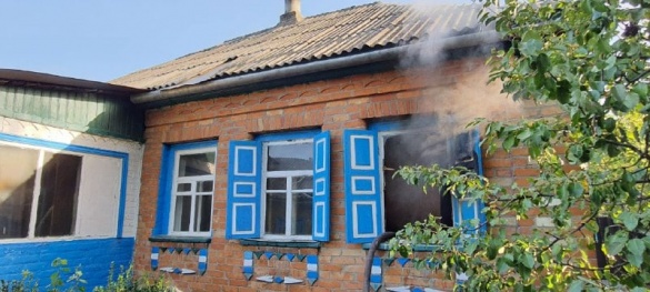 Під час пожежі на Черкащині у власному будинку загинула жінка (ФОТО)