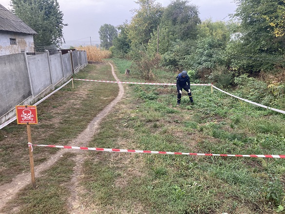 У Черкаській області сапери знешкодили три вибухонебезпечні боєприпаси
