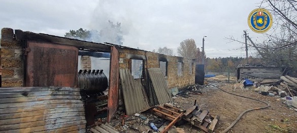Через коротке замикання в Черкаській області горіла надвірна споруда