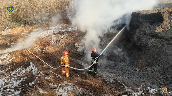 На Черкащині загорілися зернові відходи (ФОТО)