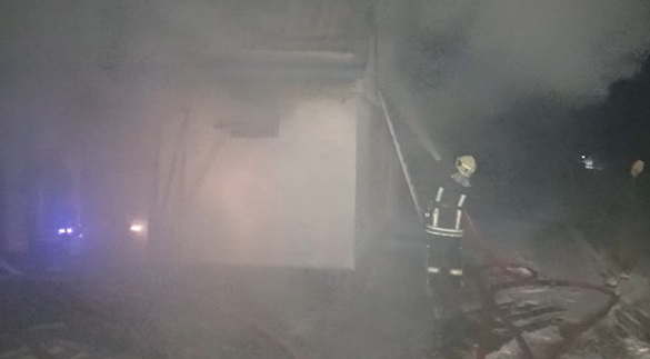 Через пічне опалення на Черкащині сталася пожежа (ВІДЕО)