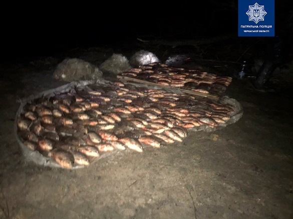 На Черкащині спіймали браконьєрів, які сітками ловили рибу в заповіднику (ФОТО)