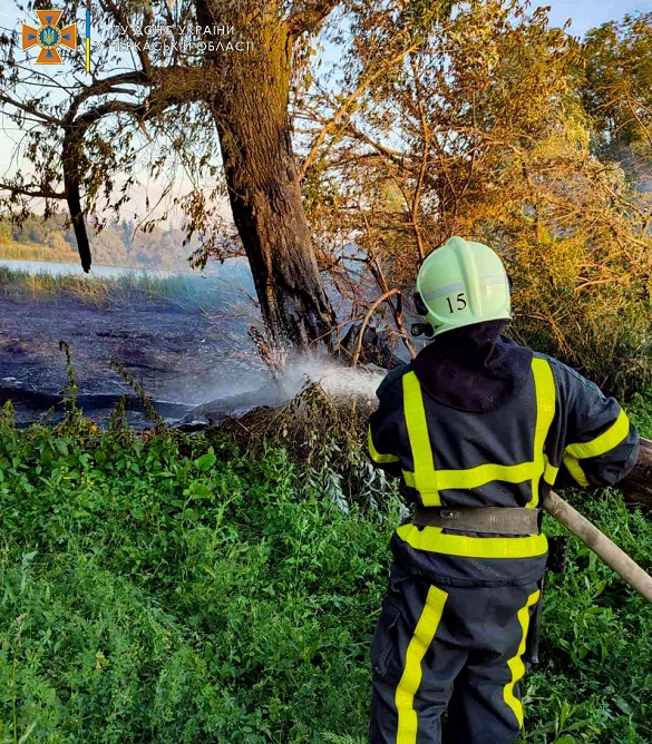 Через необережність на Черкащині сталося дві пожежі