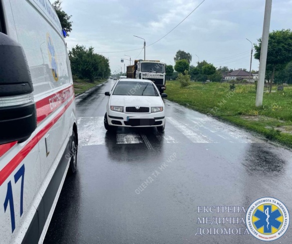 ДТП у Черкасах: чоловік потрапив під колеса автівки