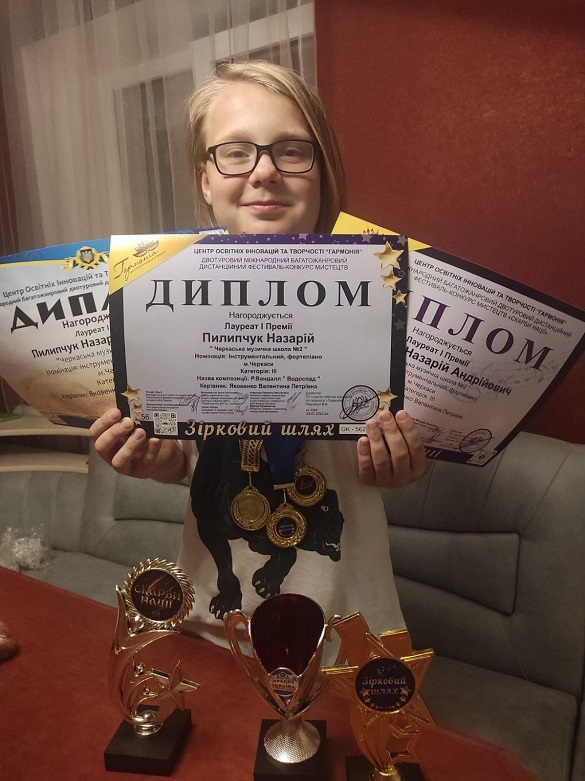 Черкаський учень переміг на чотирьох міжнародних музичних конкурсах