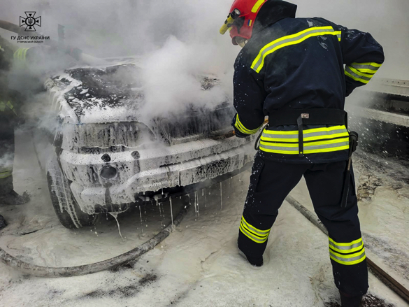 За добу на Черкащині горіли два автомобілі