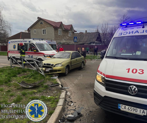 У Черкасах зіштовхнулися автівки: постраждали двоє осіб (ФОТО)