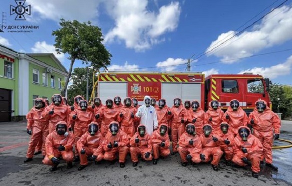 У Черкаській області завершилися навчання для рятувальників із радіаційної загрози