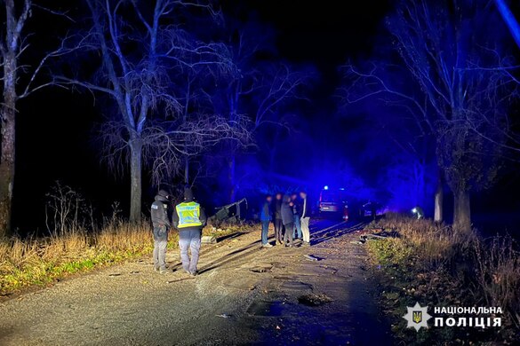 Врізався в дерево: на Уманщині сталася смертельна аварія