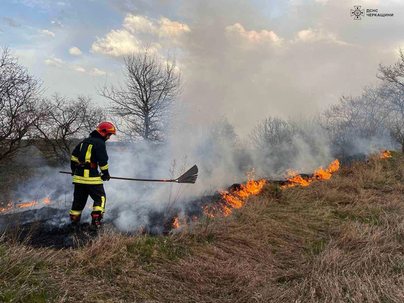 На Черкащині протягом доби ліквідували десяток пожеж (ФОТО)